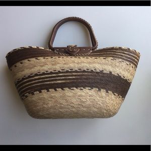 Summer Basket Weave Hand Bag